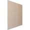 Ekena Millwork 94H x 3/8T Adjustable Wood Slat Wall Panel Kit w/ 1W Slats, Maple contains 42 Slats SWW84X94X0375MA - alternate 2